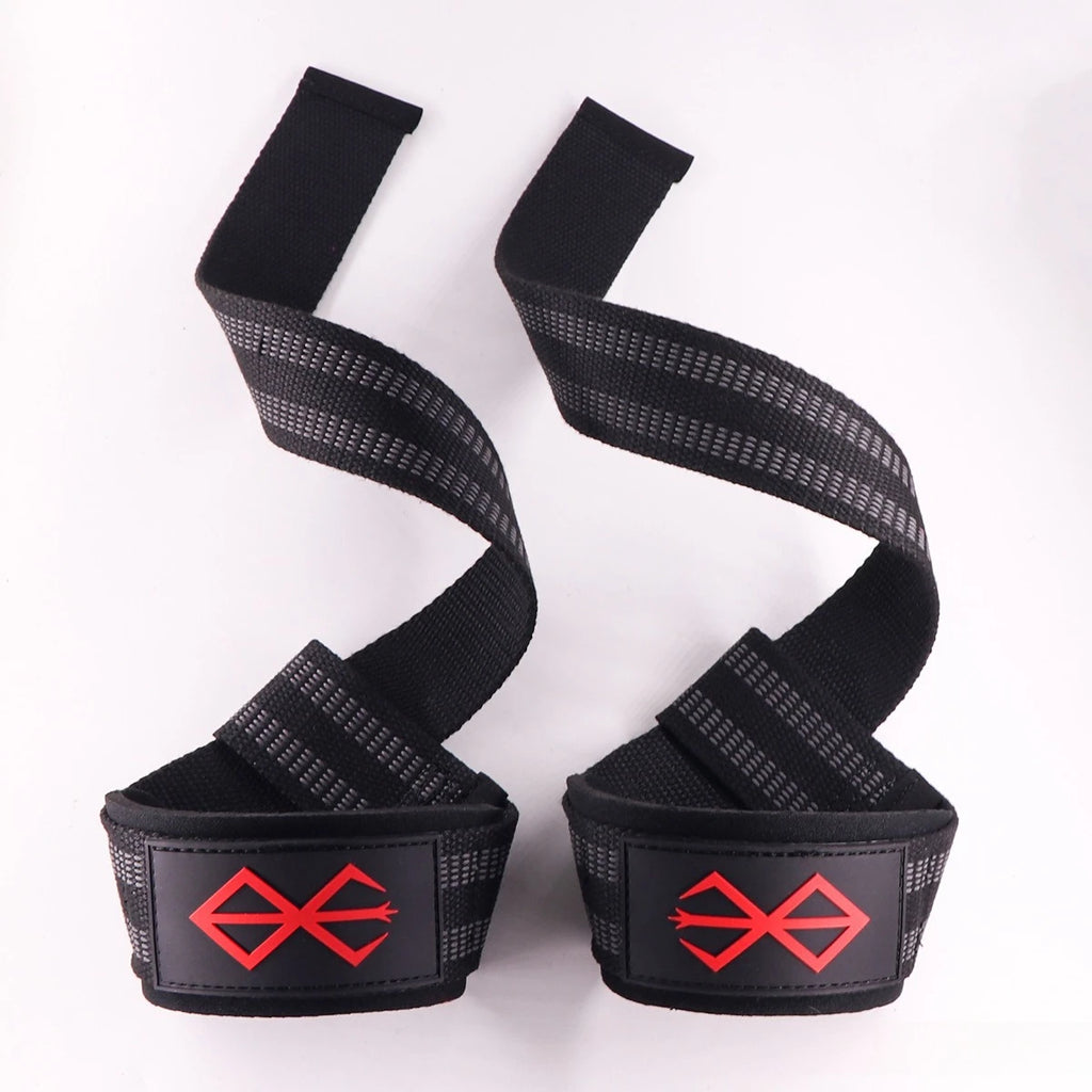 1 Pair Wrist Wraps Anti-slip Fitness Wristband Gym Strength Training Deadlift Squat Straps Pull Up Weightlifting Wrist Support