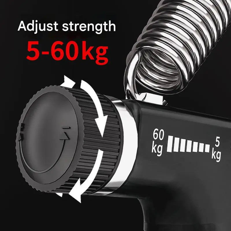 Mechanical Counting Grip Strength Trainer Silicone Grip Ring Wrist Forearm Exercise Fitness For Muscle Building Hand Injury Recovery Rehabilitation Training Decompression Ball